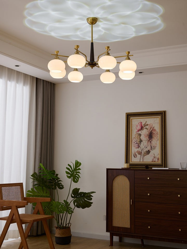 Sphere Glass Globe LED Chandelier