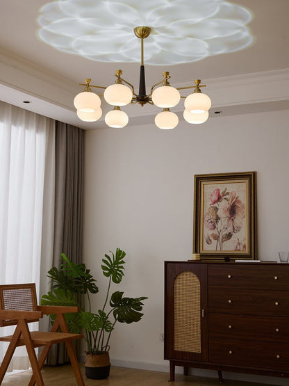 Sphere Glass Globe LED Chandelier