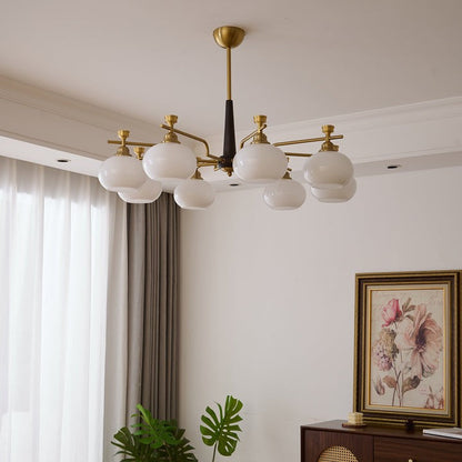 Sphere Glass Globe LED Chandelier