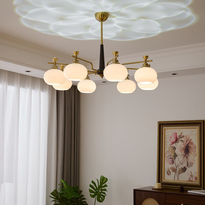 Sphere Glass Globe LED Chandelier