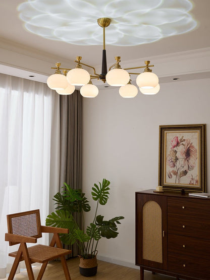 Sphere Glass Globe LED Chandelier