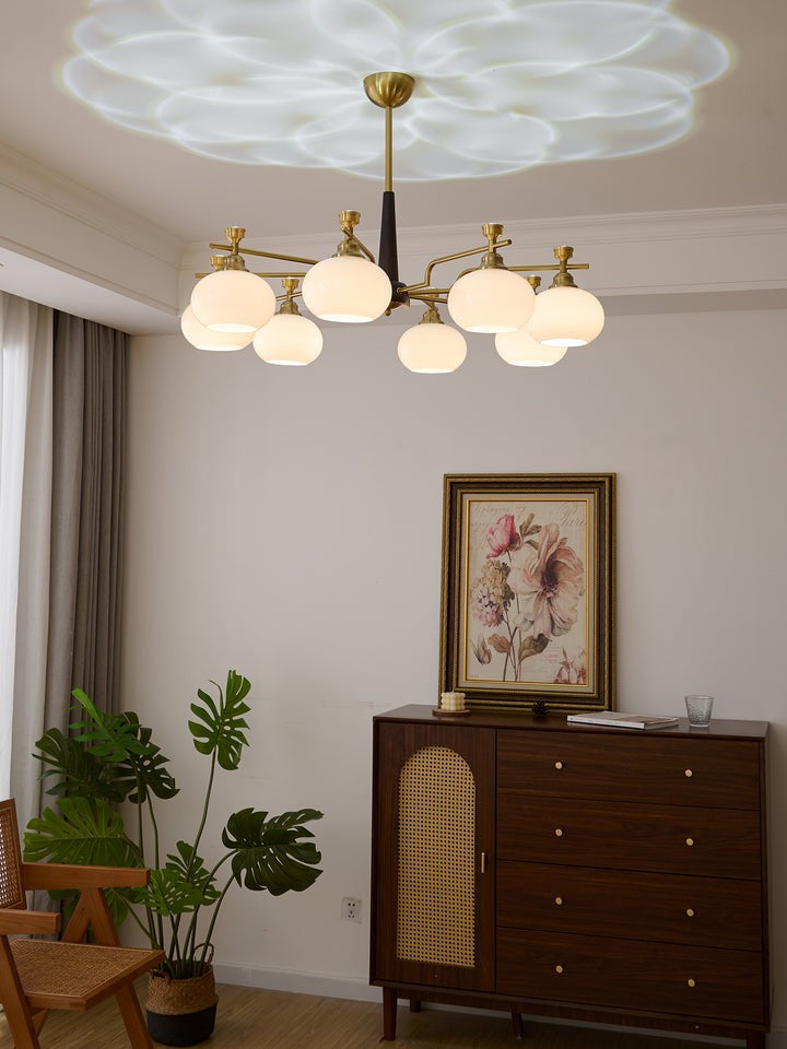 Sphere Glass Globe LED Chandelier