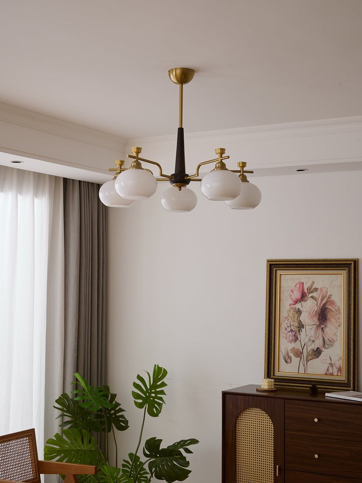 Sphere Glass Globe LED Chandelier