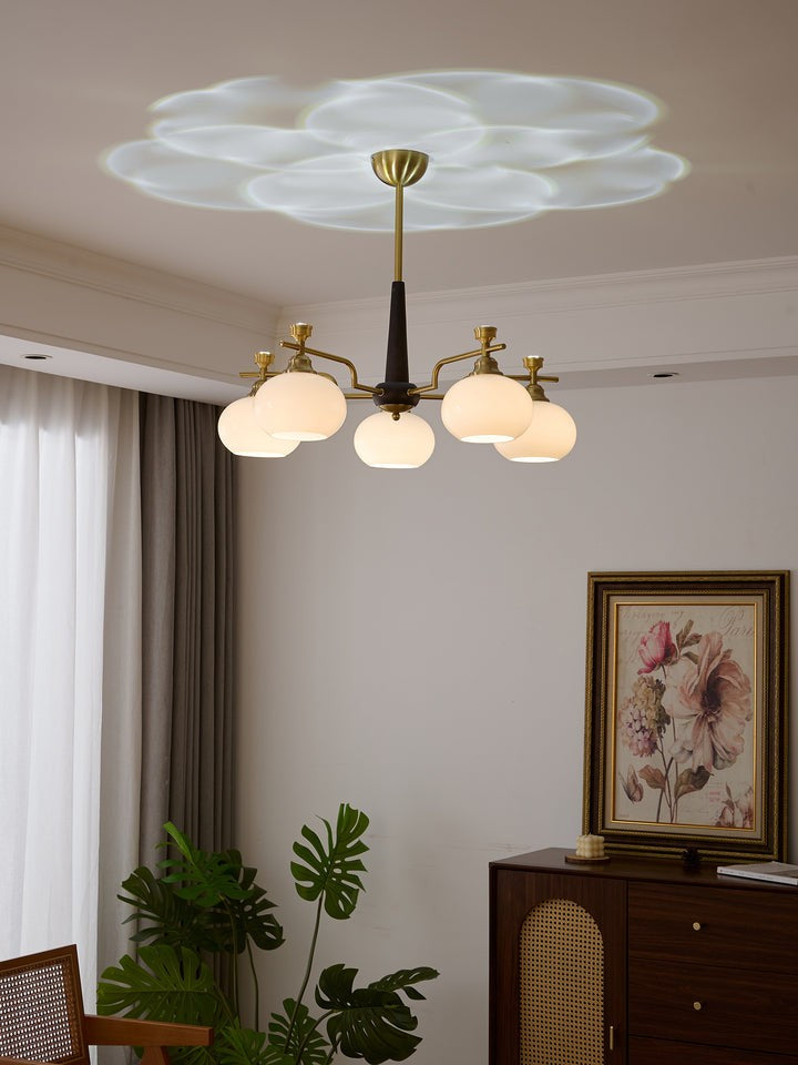 Sphere Glass Globe LED Chandelier