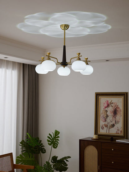 Sphere Glass Globe LED Chandelier