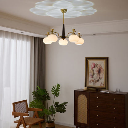 Sphere Glass Globe LED Chandelier