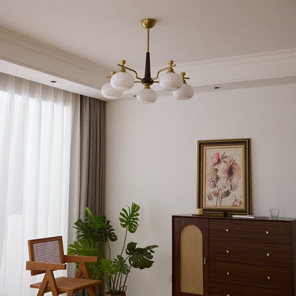 Sphere Glass Globe LED Chandelier