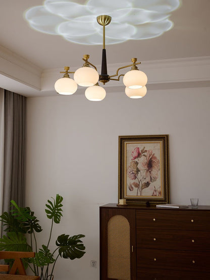 Sphere Glass Globe LED Chandelier