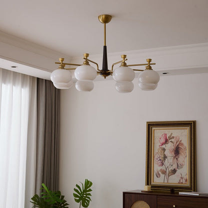 Sphere Glass Globe LED Chandelier