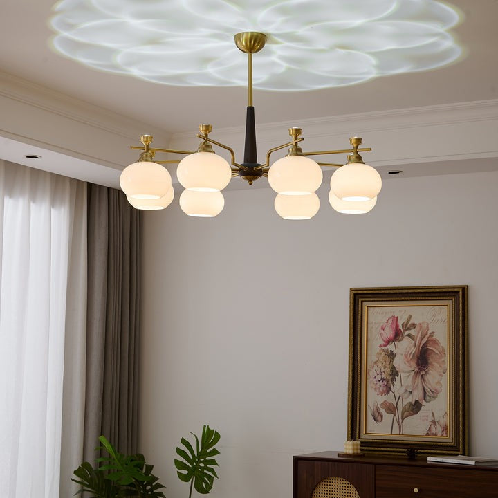 Sphere Glass Globe LED Chandelier