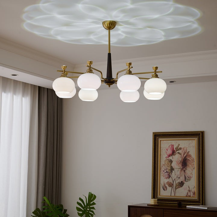 Sphere Glass Globe LED Chandelier