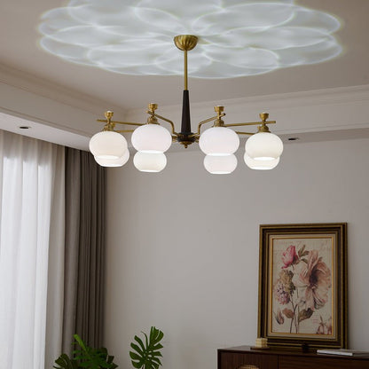 Sphere Glass Globe LED Chandelier