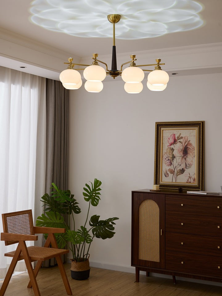 Sphere Glass Globe LED Chandelier