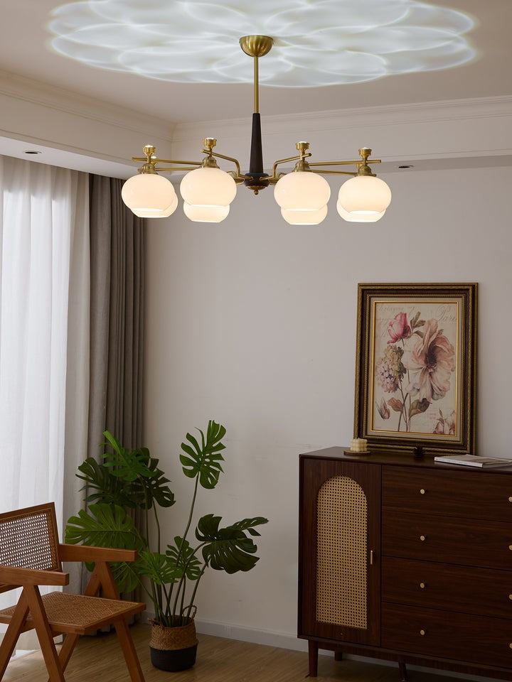 Sphere Glass Globe LED Chandelier