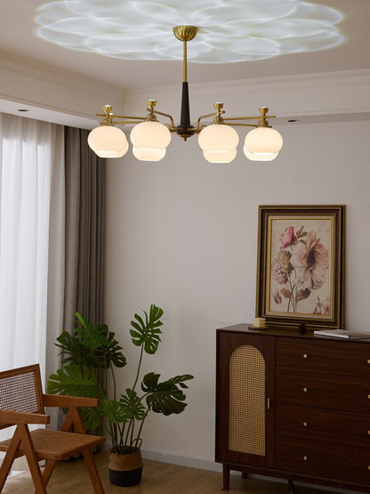 Sphere Glass Globe LED Chandelier
