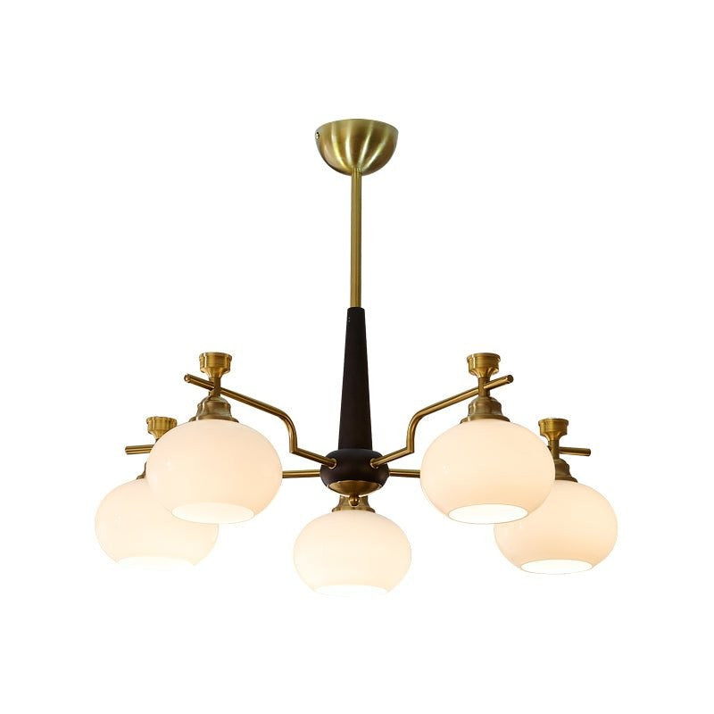 Sphere Glass Globe LED Chandelier