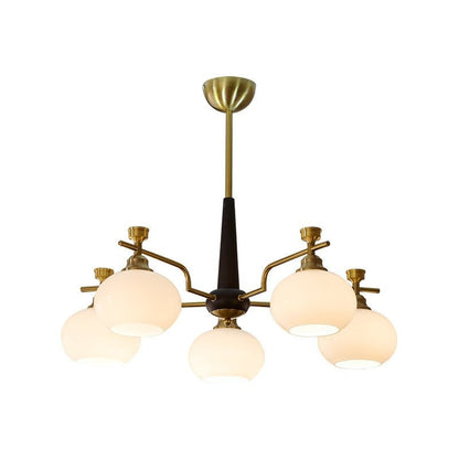 Sphere Glass Globe LED Chandelier