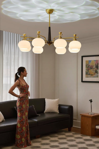 Sphere Glass Globe LED Chandelier