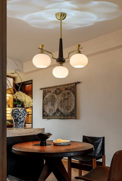 Sphere Glass Globe LED Chandelier