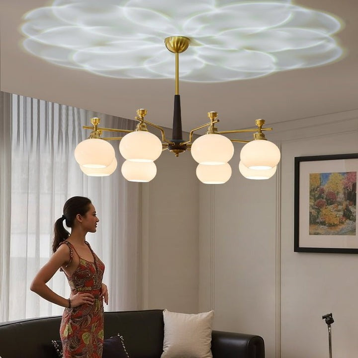 Sphere Glass Globe LED Chandelier