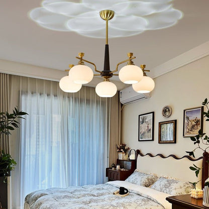 Sphere Glass Globe LED Chandelier