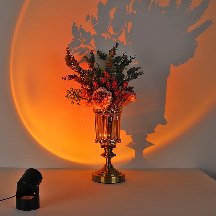 Sunset Glow LED Projection Table Lamp