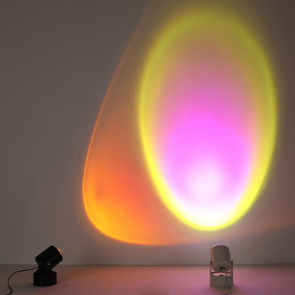 Sunset Glow LED Projection Table Lamp