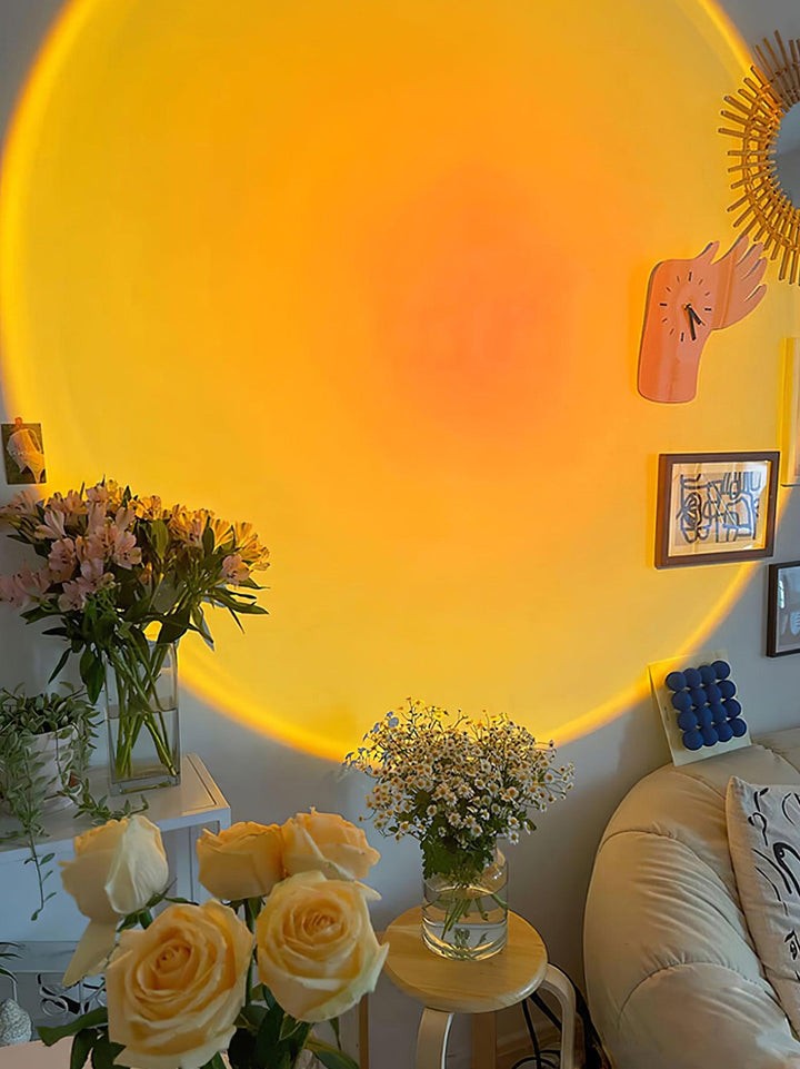 Sunset Glow LED Projection Table Lamp