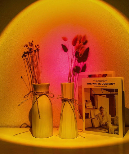 Sunset Glow LED Projection Table Lamp