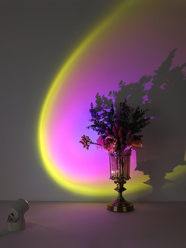 Sunset Glow LED Projection Table Lamp