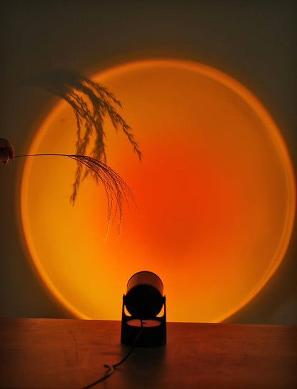 Sunset Glow LED Projection Table Lamp