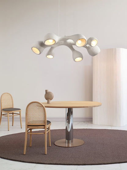 Textured Irregular Geometry Pendant Light