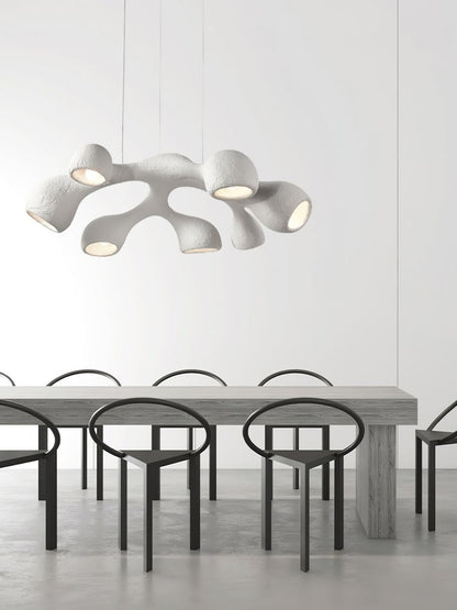 Textured Irregular Geometry Pendant Light