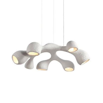 Textured Irregular Geometry Pendant Light