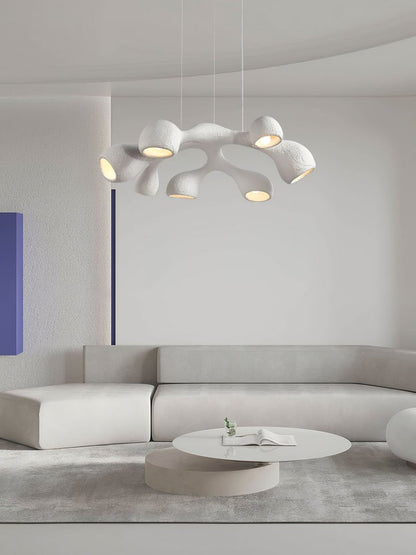 Textured Irregular Geometry Pendant Light