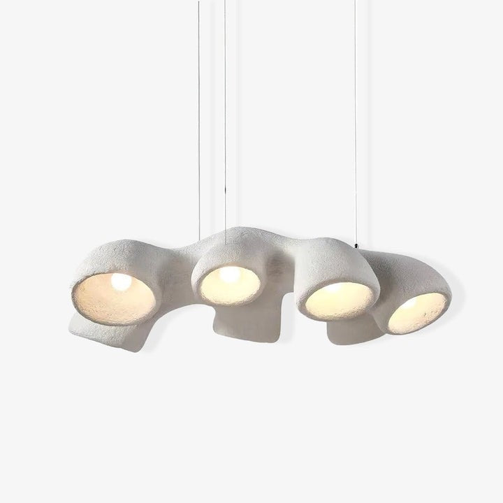 Textured Irregular Geometry Pendant Light
