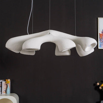 Textured Irregular Geometry Pendant Light