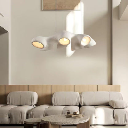 Textured Irregular Geometry Pendant Light