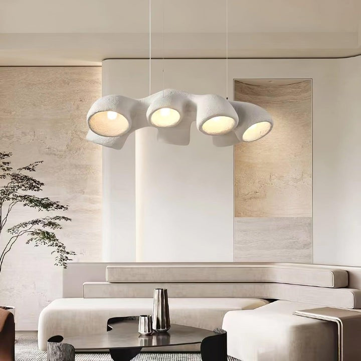 Textured Irregular Geometry Pendant Light
