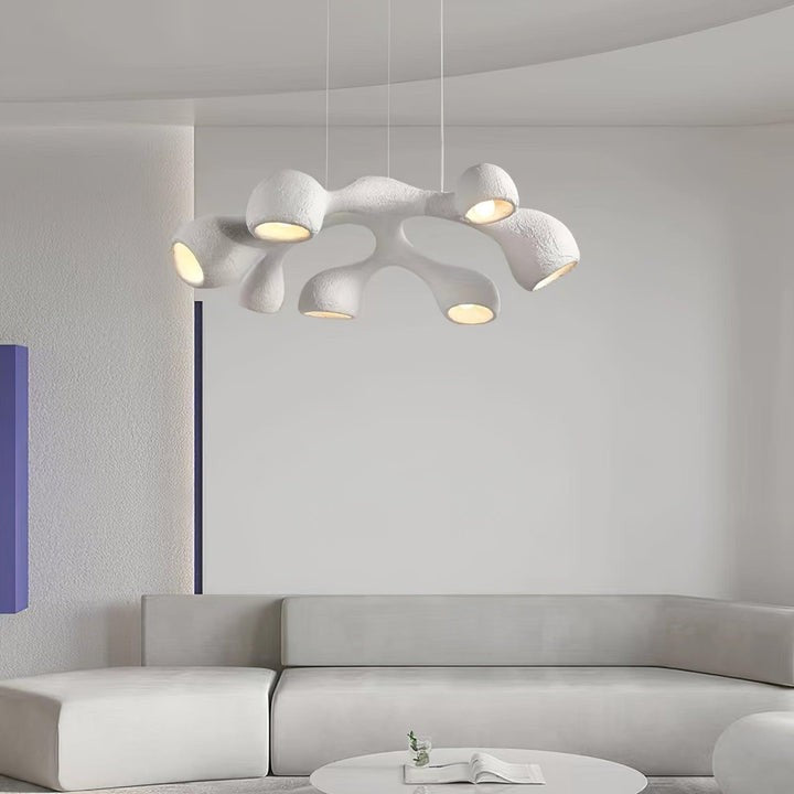 Textured Irregular Geometry Pendant Light