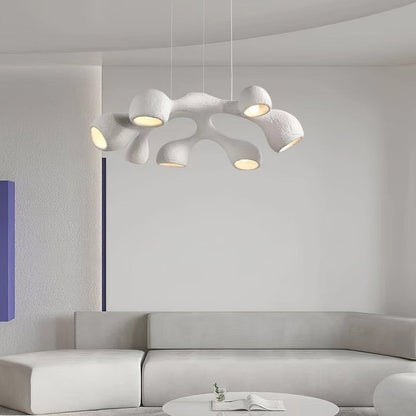 Textured Irregular Geometry Pendant Light