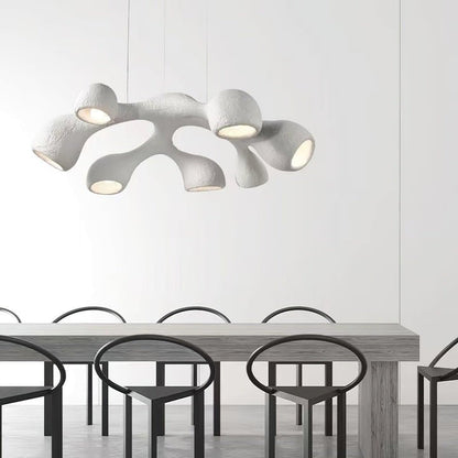 Textured Irregular Geometry Pendant Light