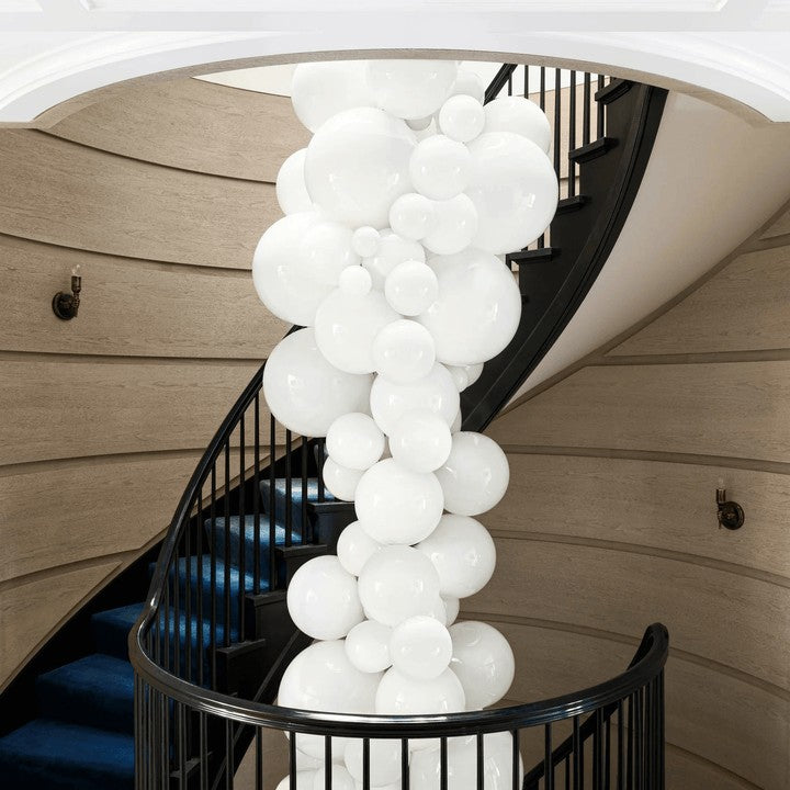 Tiered Handblown Glass Orb Cascade Chandelier