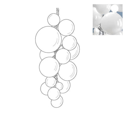 Tiered Handblown Glass Orb Cascade Chandelier