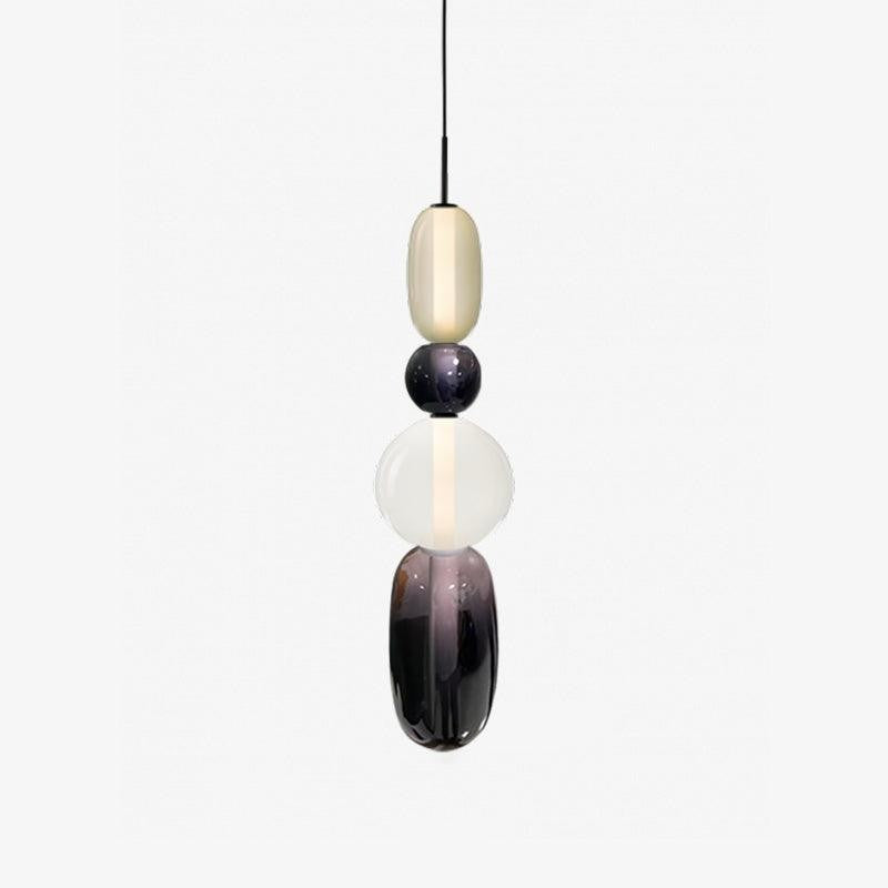 Tinted Glass Cluster Pendant Light