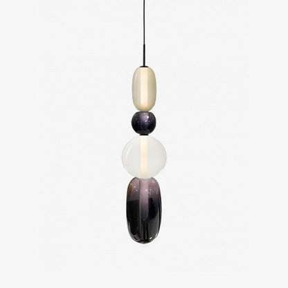 Tinted Glass Cluster Pendant Light