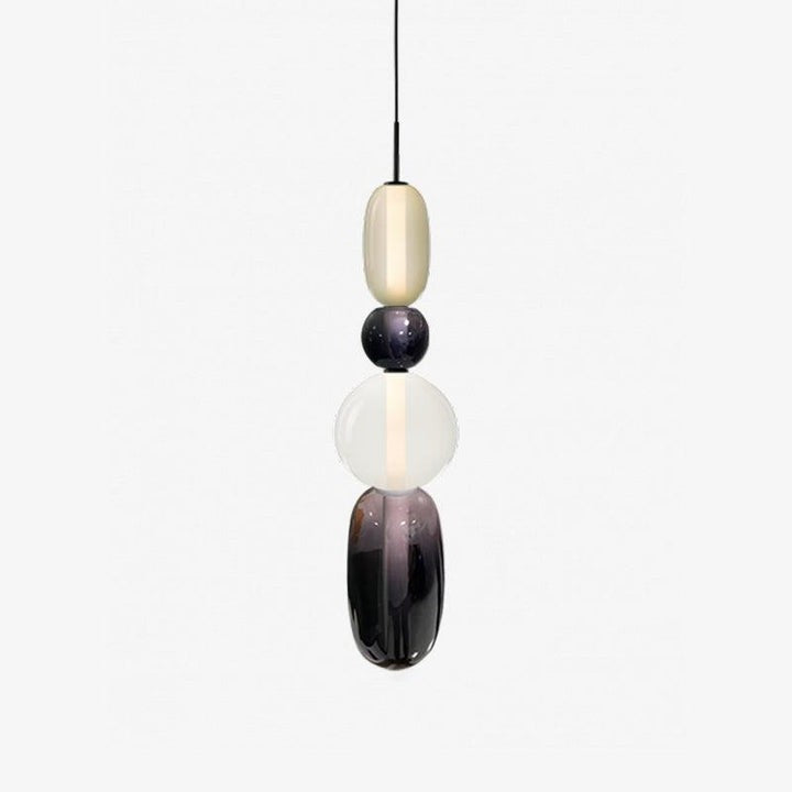 Tinted Glass Cluster Pendant Light