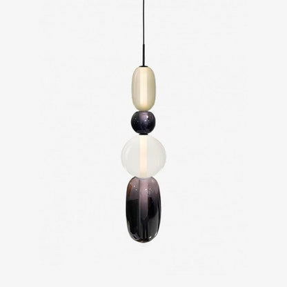 Tinted Glass Cluster Pendant Light
