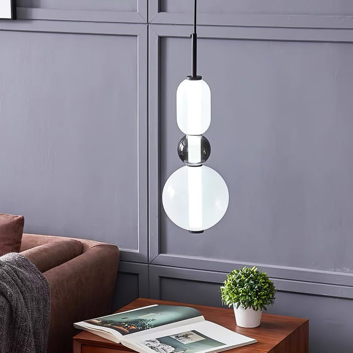 Tinted Glass Cluster Pendant Light