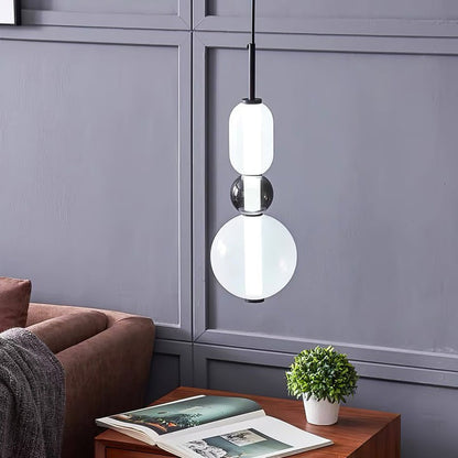 Tinted Glass Cluster Pendant Light
